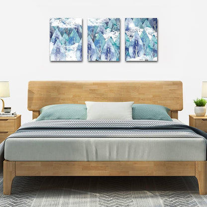 Modern Abstract Canvas Wall Art Set - 3 Piece Collection for Living Room, Bedroom, Bathroom, and Kitchen Decor