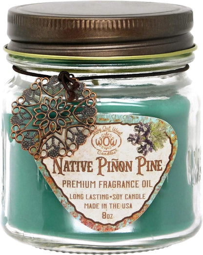 Way Out West Scented Candle Set: Piñon Pine & Vanilla De Leche - Gift-Ready Boxed Collection of 2 Long-Lasting Soy Wax Jar Candles for a Cozy Home Ambiance