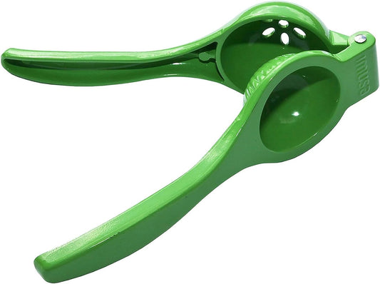 Citrus Juicer Manual Squeezer for Maximum Juice Extraction - Green Lemon/Lime Model