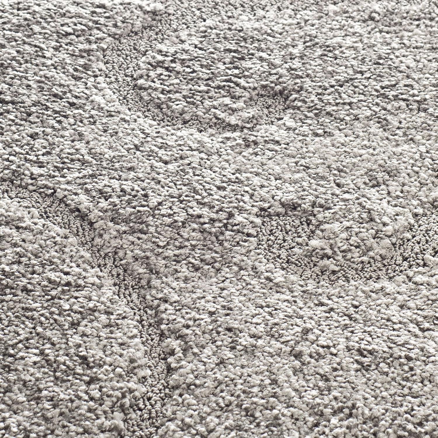 SAFAVIEH Florida Shag Collection 6'7" Square Area Rug in Grey with Scroll Design, Non-Shedding, Easy to Clean, High-Low Plush Pile, Perfect for Living Room, Bedroom, and Dining Areas (SG455-8013)