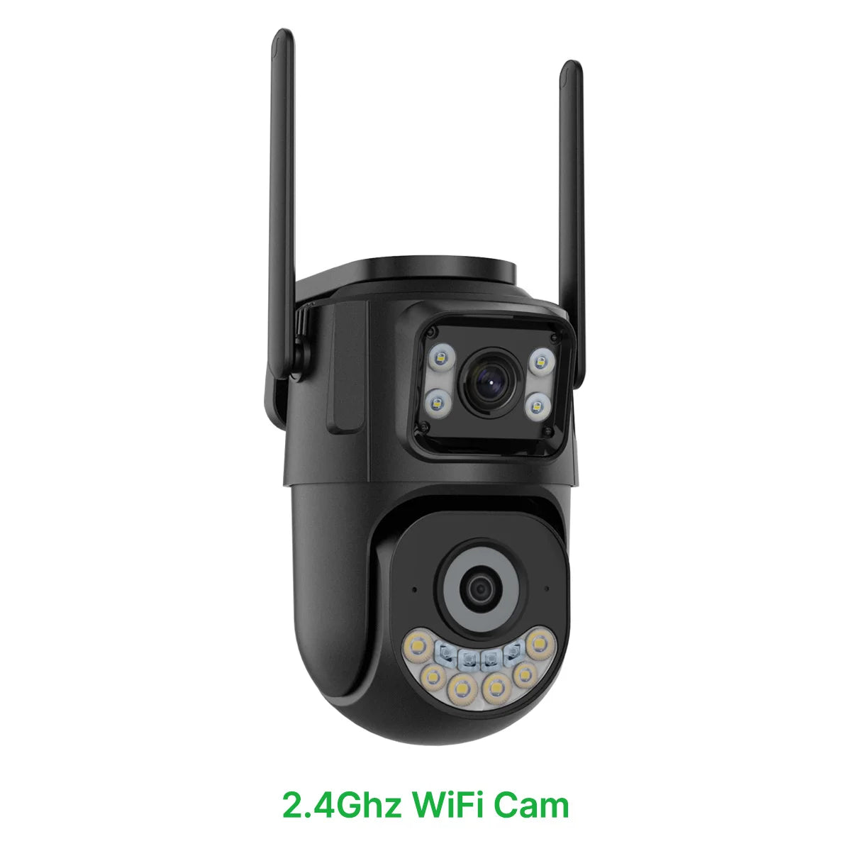 High-Performance Dual Lens WiFi PTZ Security Camera with Auto Tracking for Outdoor Surveillance and Dual Band Connectivity